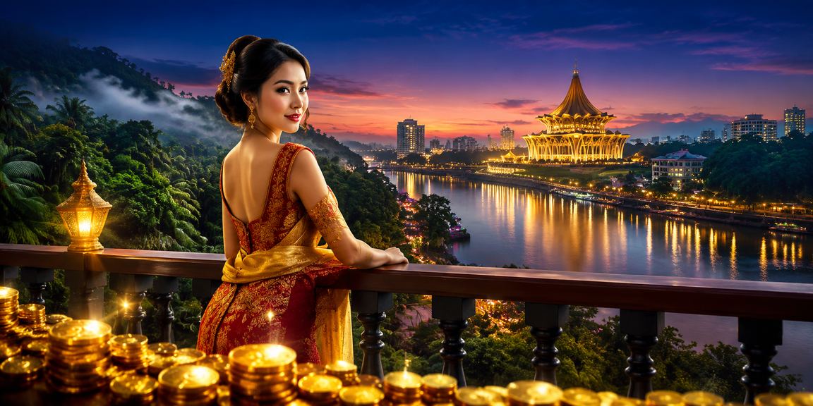 Antaramuka pertaruhan gaya Kuching pada platform 100cuci
